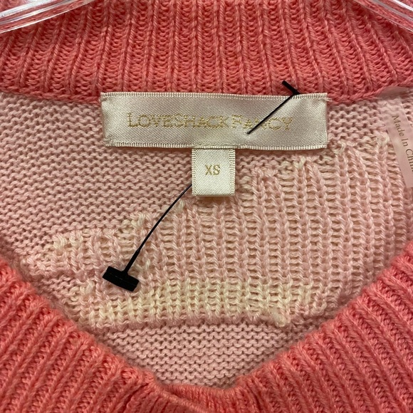 LoveShackFancy Dabney Palm Tree Cardigan Size XS EUC - Picture 3 of 5